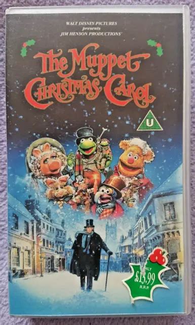 The Muppet Christmas Carol Vhs Video Cassette Jim Henson Productions