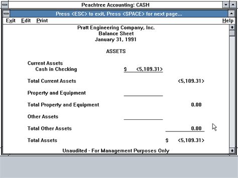 Winworld Screenshots For Peachtree Complete Accounting Crystal 50