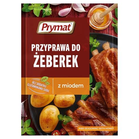 Prymat Przyprawa do żeberek z miodem 20 g Zakupy online z dostawą do