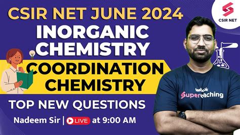 Csir Net Chemistry Preparation Chemical Science Coordination