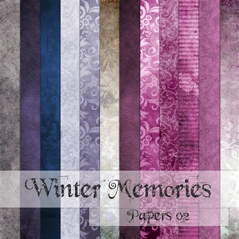 CheyOkota Digital Scraps Winter Memories Freebie Cluster