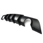 Matte Black Shark Fins Rear Diffuser Dual Exhaust For Chrysler S