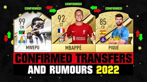 Fifa New Confirmed Transfers Rumours Ft Mbappe Mwepu