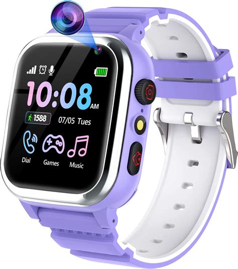 Elejafe Montre Connect E Enfant Jeux Ducatifs Smartwatch Enfant