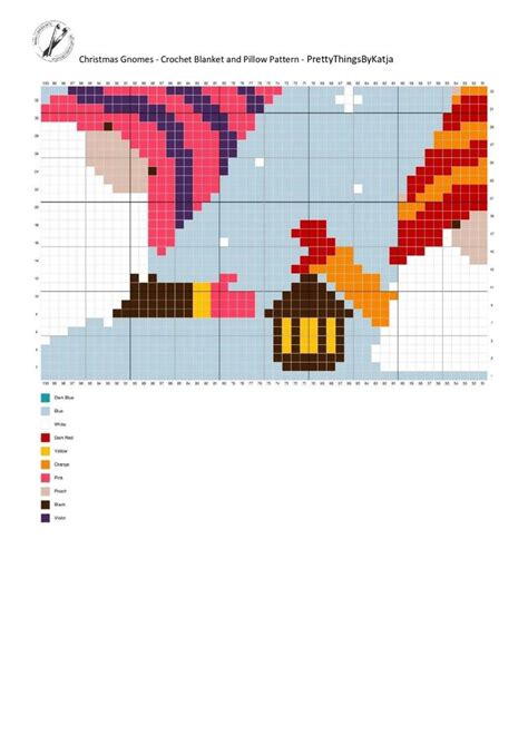 A Cross Stitch Pattern With An Image Of A House