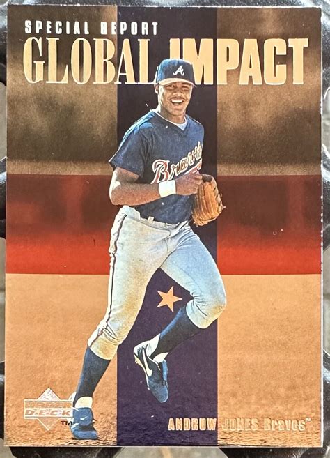 1997 Upper Deck 196 Andruw Jones Special Report Global Impact Atlanta