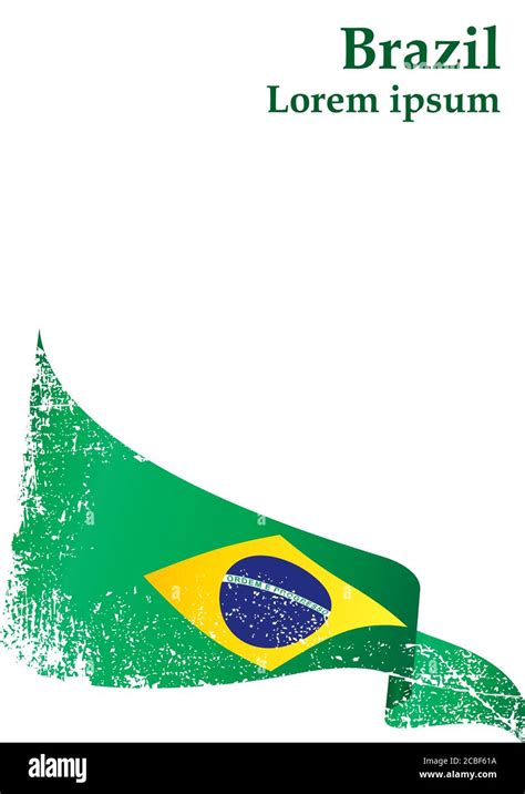 Flag Of Brazil Federative Republic Of Brazil Template For Award