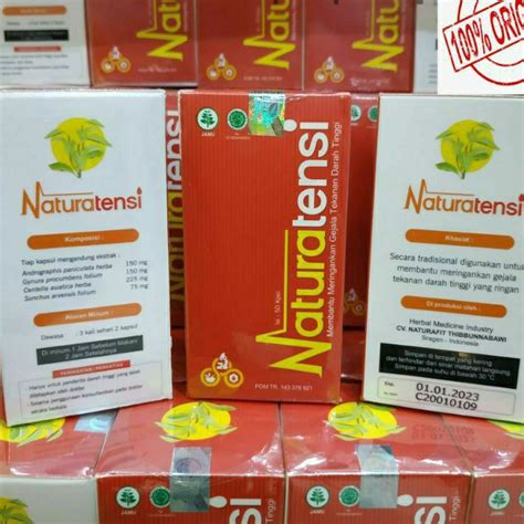 Jual Original Naturatensi Nurutenz Asli Obat Darah Tinggi