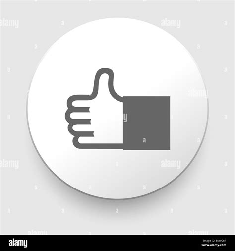 Vector Thumb Up Icon Stock Photo Alamy