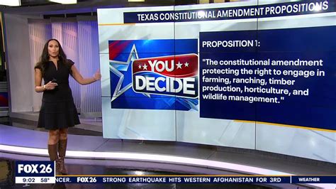 Texas Constitutional Amendments Proposition 1and 2 Fox 26 Houston