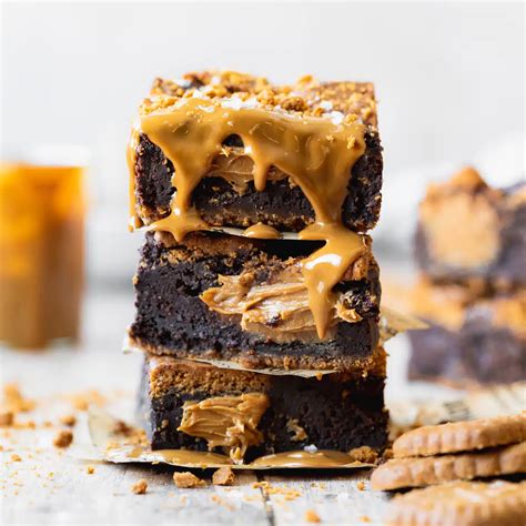 Biscoff Brownies Vegan Addicted To Dates