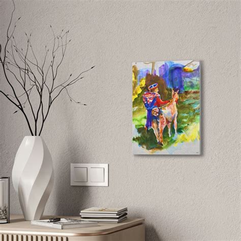 Peru Art Peru Woman Walking Painting Peru Lover Peru Gift Peru Wall Art ...