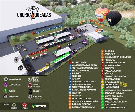 Mapa Evento Festival Churrasqueadas