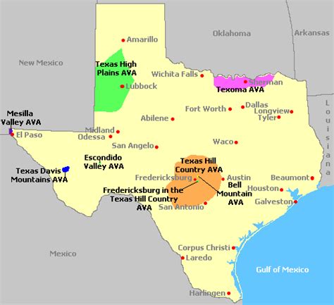 Map Of Texas