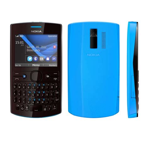 Celular Desbloqueado Nokia Asha 205 Preto Azul Dual Chip Câmera