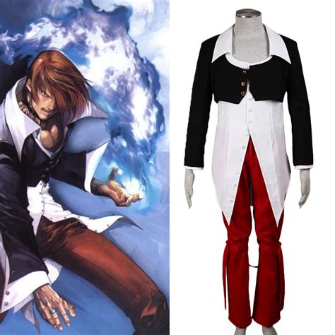 The King Of Fighters KOF IORI YAGAMI Unisex Men's Performance Costumes KOF Cosplay Clothes New 5 ...