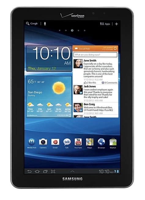 Verizons Samsung Galaxy Tab 77 Hits On March 1st Says Verizon