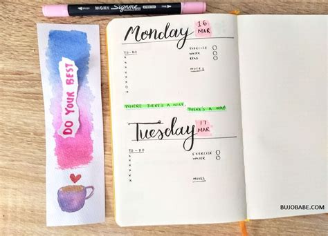 Bullet Journal Daily Logs: How To Create Daily Logs That Work - Bujo Babe