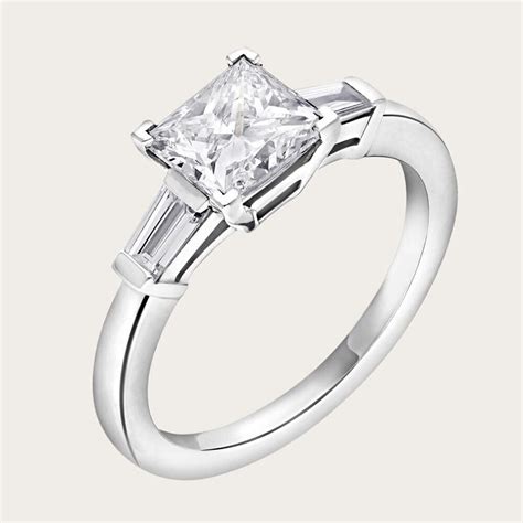 Bague De Mariage En Diamant Ct Certifi E Igi Gia Lab Cr E En Or