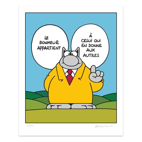 Sérigraphie Le Chat Bonheur Sérigraphies