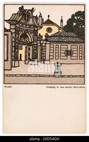 Wien Belvedere Postkarte Der Wiener Werkst Tte Nr Wien