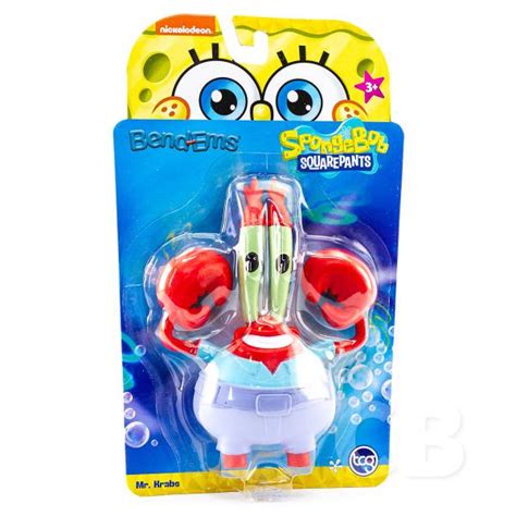 SpongeBob Schwammkopf Bend Ems 15 Cm Figur Mr Krabs The Comic Box