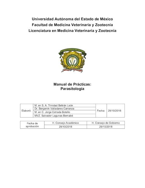 Pdf Manual De Pr Cticas Parasitolog Aveterinaria Uaemex Mx Images