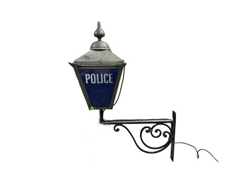 0770101 Victorian Wall Mounted Police Lamp H 102 Cm X 35 X 80 X 1