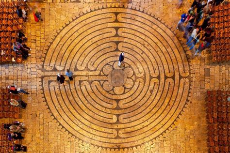 Chartres Cathedral Labyrinth Early Th Century Walking As Artistic