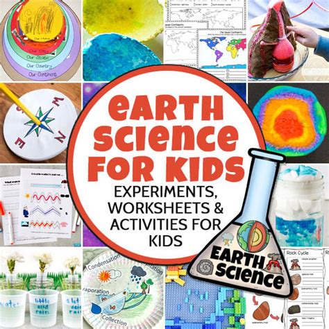 🌎 Earth Science for Kids - Worksheets, Activities, Experiments