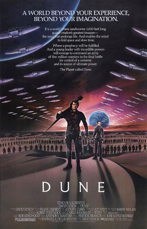 Dune (1984) movie large poster.