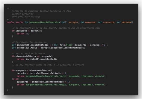 B Squeda Binaria En Java Sobre Arreglos Num Ricos Parzibyte S Blog