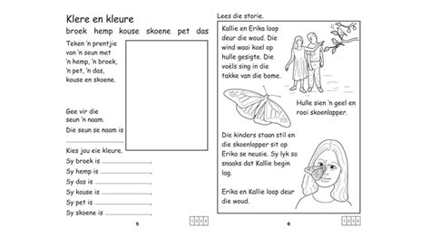 Stap Vir Stap Afrikaans Werkboek 3 Additional Language Worksheet 1