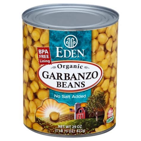 Eden Foods Garbanzo Bean Can Organic Oz Case Of Oz Each