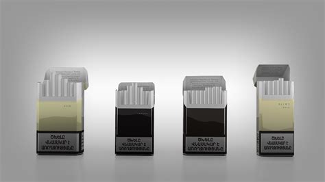 Presentation Of Davidoff Cigarettes By Human3dstudio 2 On Behance