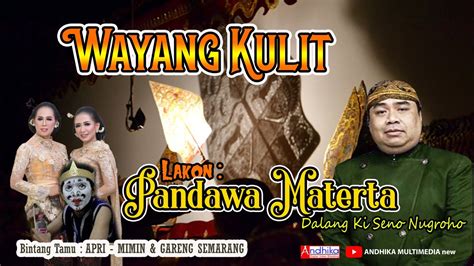 Wayang Kulit Ki Tantut Sutanto Lakon Pandawa Materta Live Rec 2020