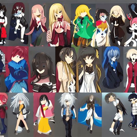 Anime Characters Graphic · Creative Fabrica