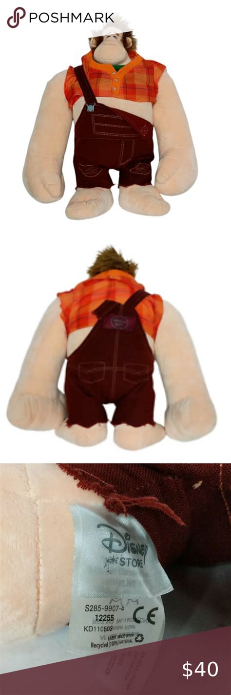 Disney Store Wreck It Ralph Plush Doll Character Stuffed Animal 15