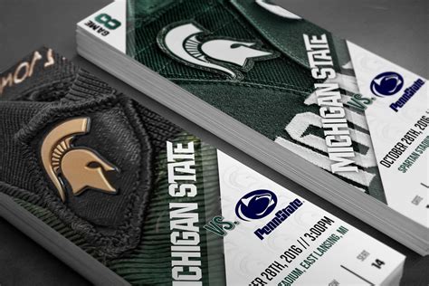 MSU Football Tickets on Behance