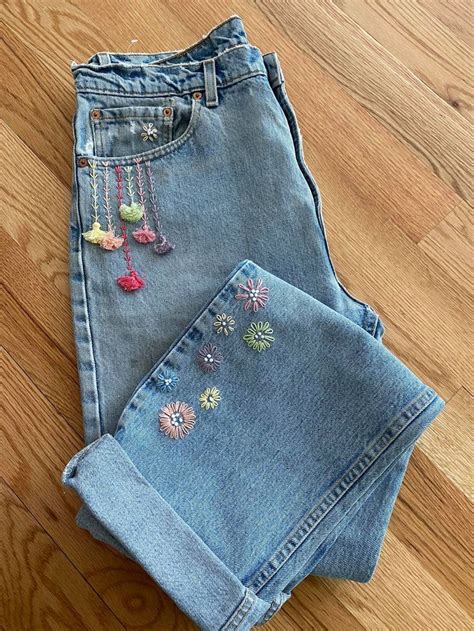 Clothes Embroidery Diy Denim Embroidery Diy Embroidery Patterns