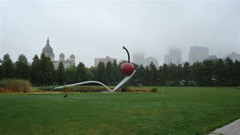 Minneapolis Mn Sculpture Garden Big Spoon And Cherry Photo Picture