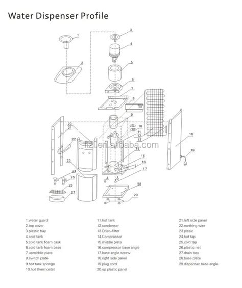 Hot Water Dispenser Parts