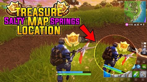 Fortnite Salty Springs Treasure Map Location Challenge L Season 4 Week