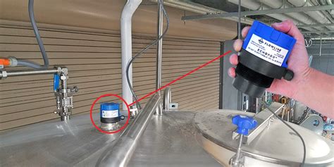 Hot Process Water Tank Ultrasonic Level Measurement Flowline Liquid And Solid Level Sensors