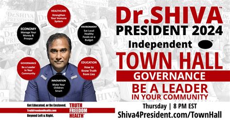 Drshiva™ Live Why My Run For President Empowers You To Win Back