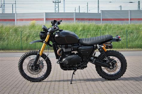 Details Zum Custom Bike Triumph Scrambler 1200 Xe Mud Crusher By