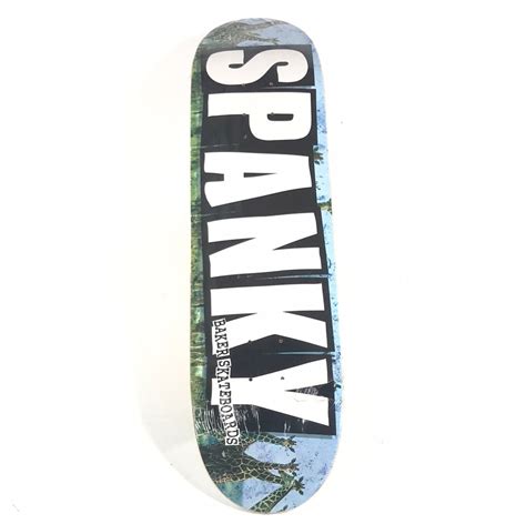 Baker Spanky Box Letters Multi 80 Skateboard Deck Western Skate Co