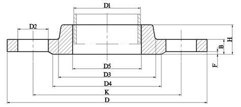 Din Pn Hubbed Slip On Flange For Welding Dimensions Slip On