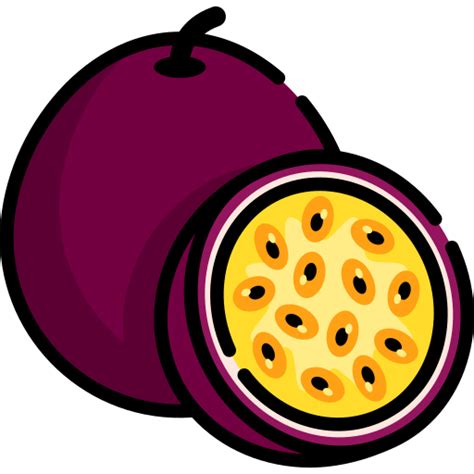 Passion Fruit Free Food Icons