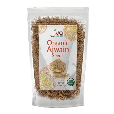 Amazon Jiva Organics Organic Ajwain Seeds Ounce Bag Whole